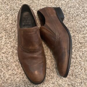 Cole Haan Nike Air Oxford Loafers Brown Leather 12